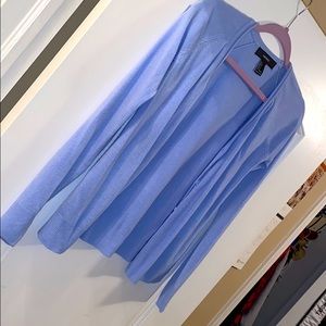 Powder Blue Cotton Cardigan